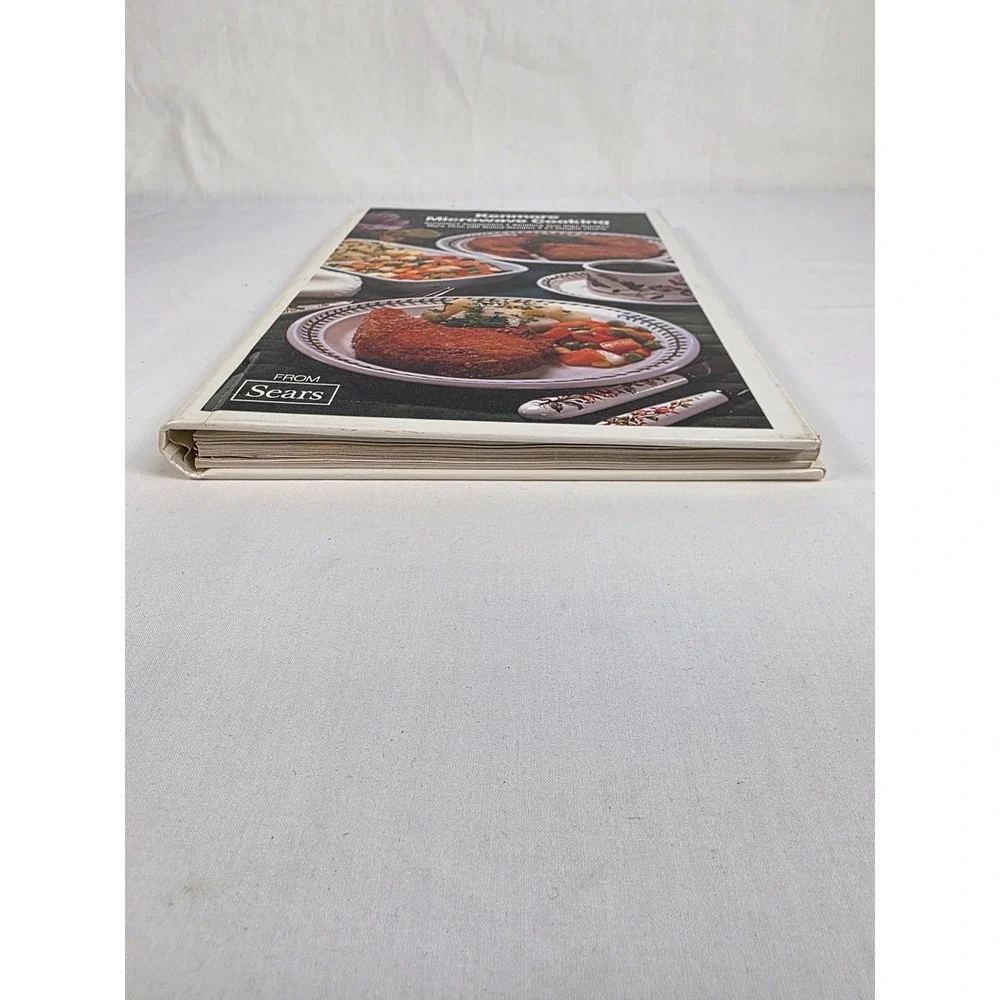 VINTAGE Kenmore Microwave Cooking Cookbook Sears Spiral Bound Recipes Fast‎ Cook